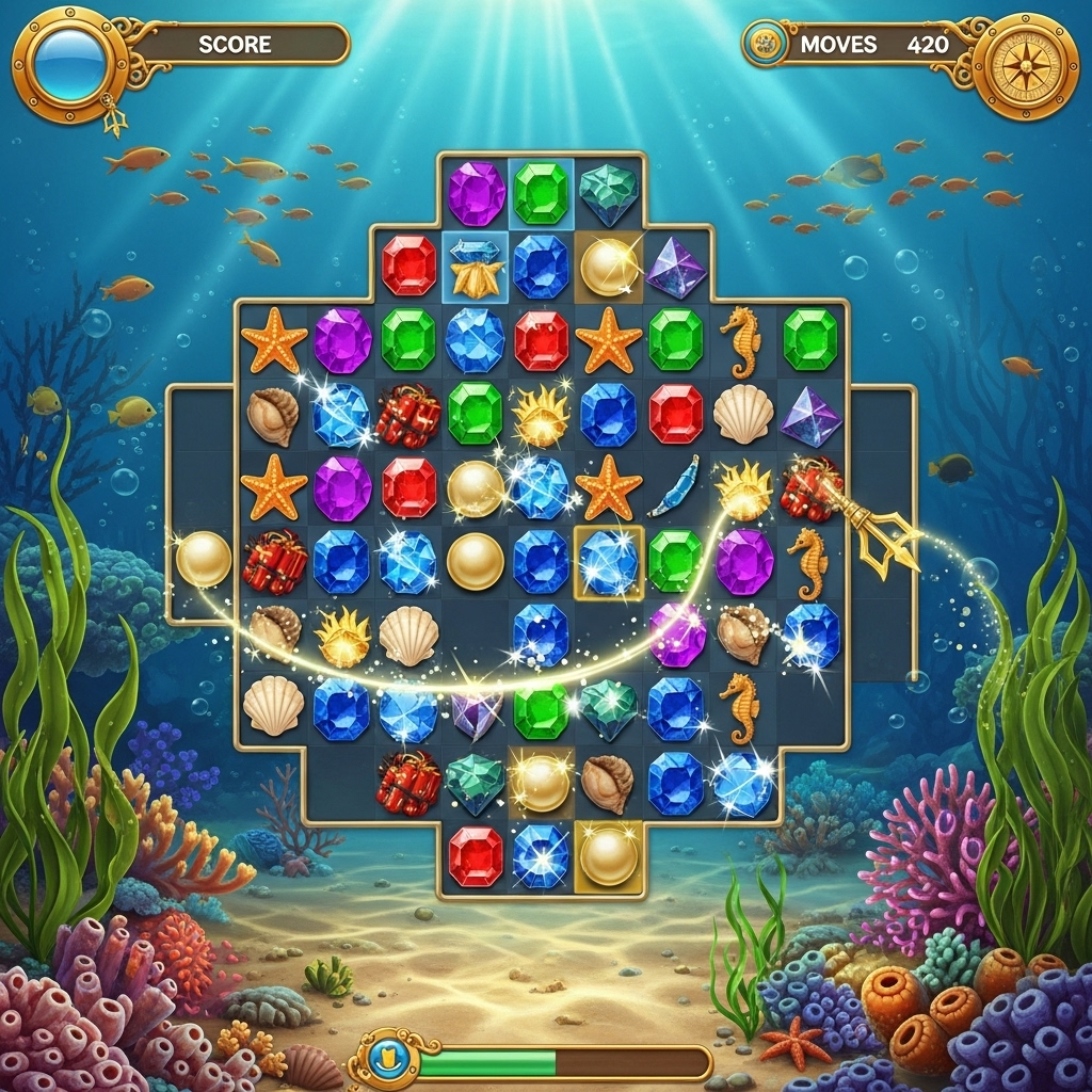 Screenshot of Ocean Gems